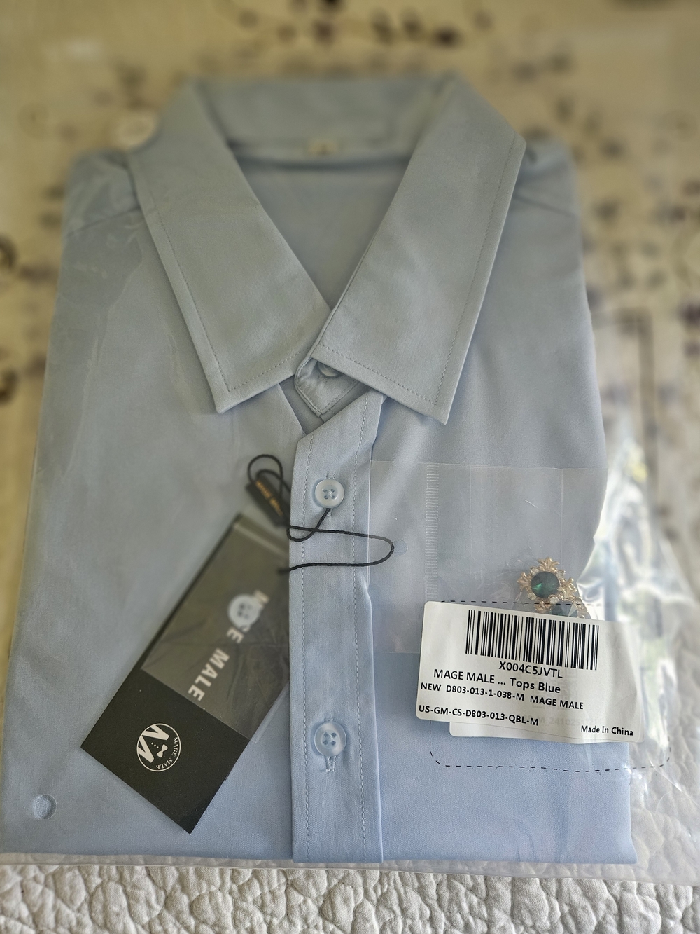 Men’s Blue Dress Shirt